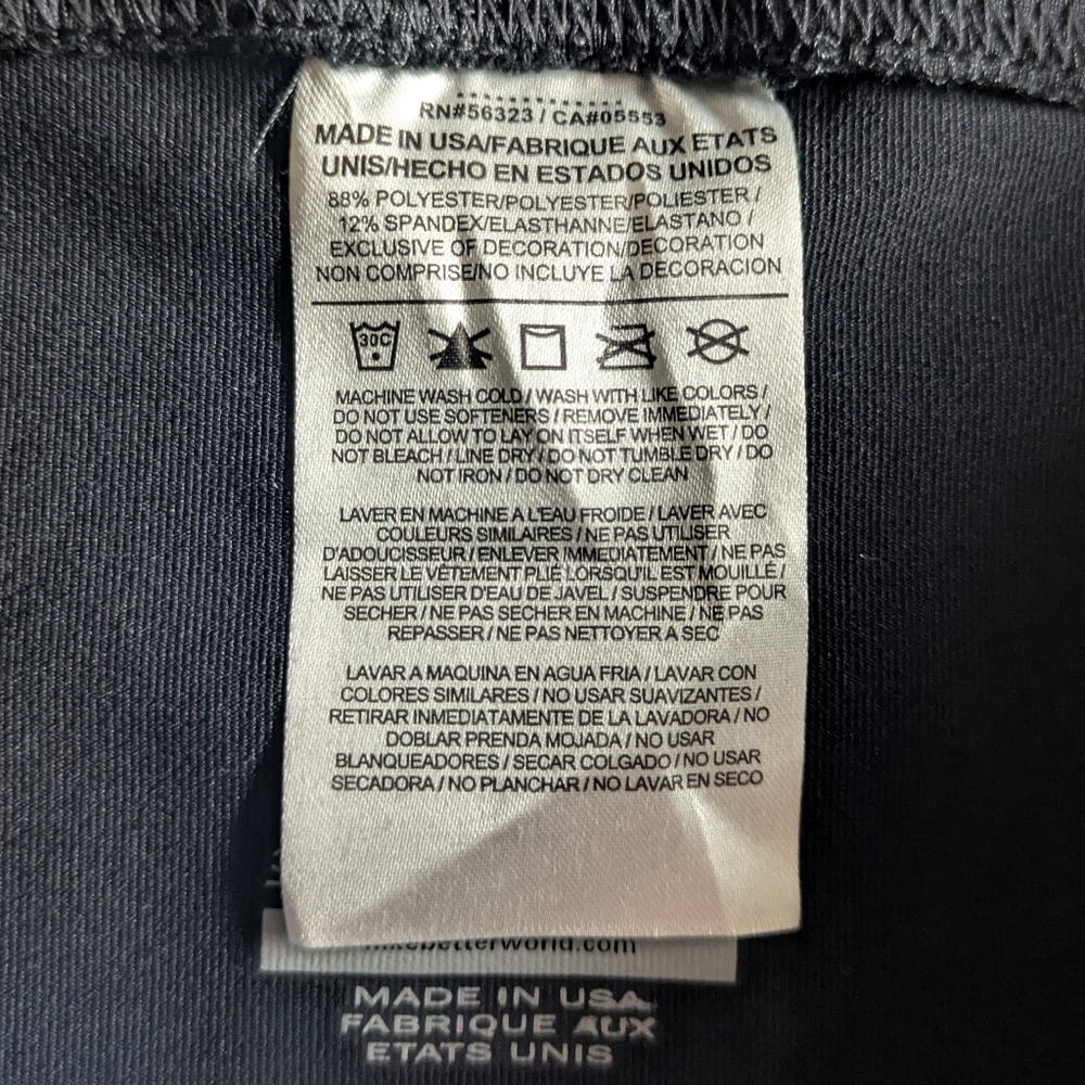 Jordan Nike Men 3XL Black Made in USA New No Tags Compression Shorts 022025 - Picture 4 of 7